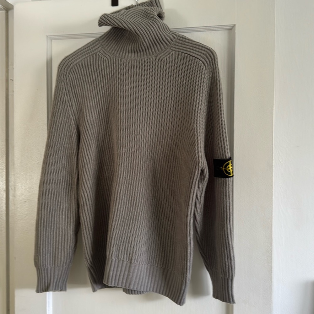 Grey Stone Island Turtleneck Sweater / M